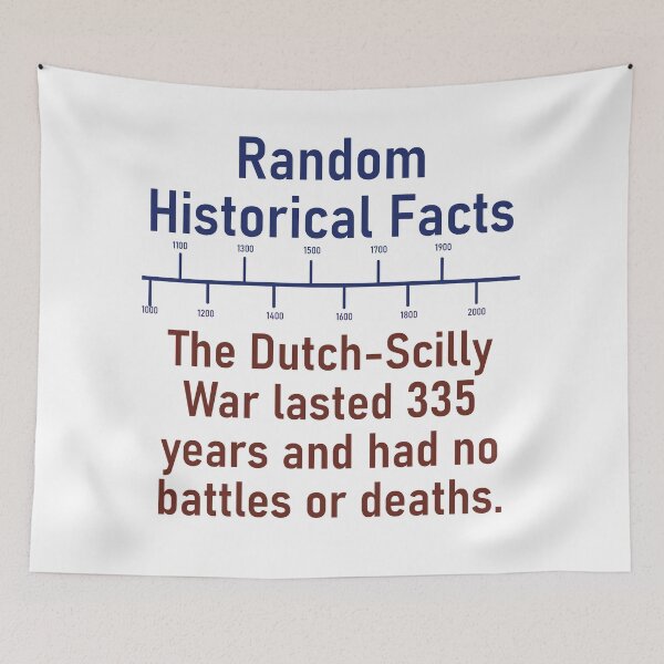 Item preview, The Dutch-Scilly War Lasted 335 Years  - History Fact designed and sold by CrankyOldDude.