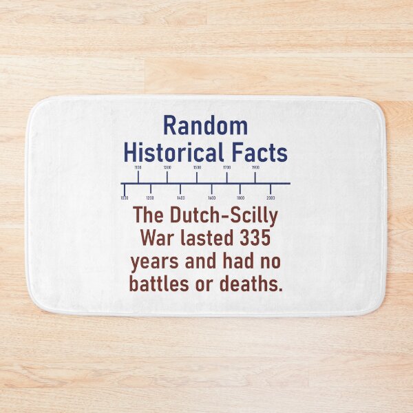 Item preview, The Dutch-Scilly War Lasted 335 Years  - History Fact designed and sold by CrankyOldDude.