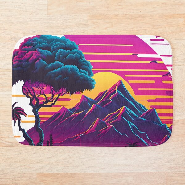 Item preview, Landscape Synthwave designed and sold by EagleOwlStudio.