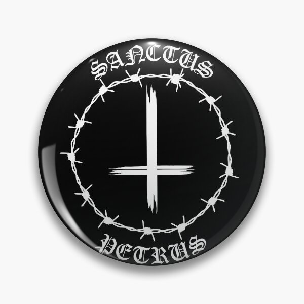 Item preview, Saint Peter Upside Down Cross Barbed Wire Gothic designed and sold by thecamphillips.