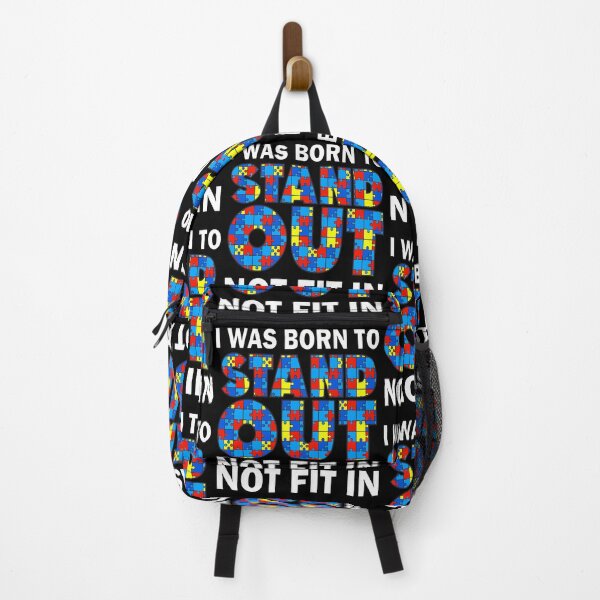 Item preview, I was born to stand out not fit in | Autism designed and sold by Deco-Design.