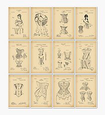 Patent Corset Photographic Print