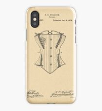 1878 Patent Corset iPhone Case