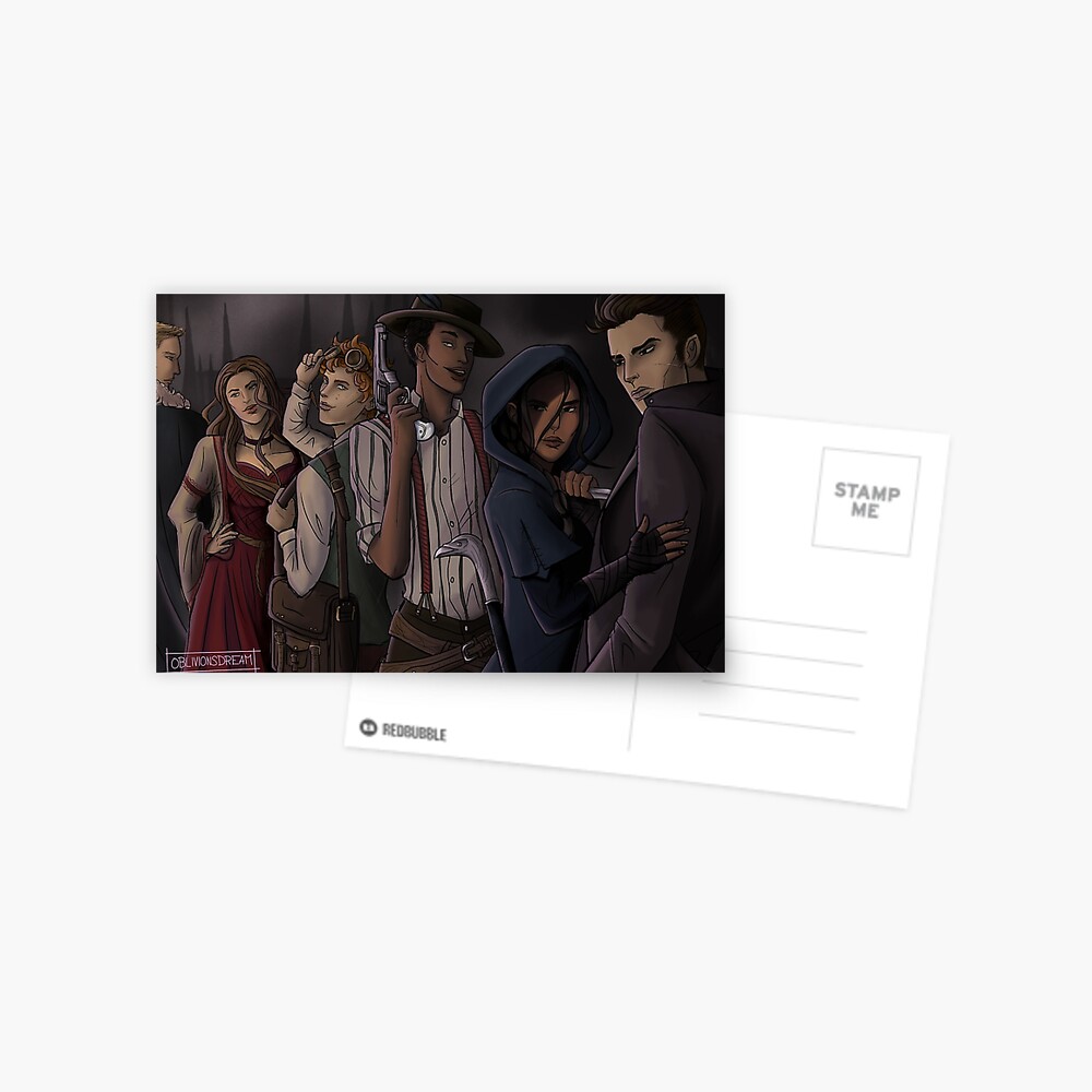 "Six of CrowsThe Dregs" Postcard by Oblivionsdream Redbubble