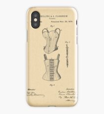1879 Patent Corset iPhone Case