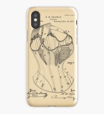 1877 Patent Corset iPhone Case