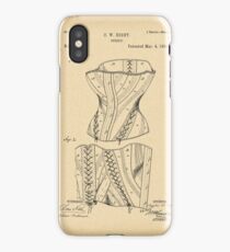 1884 Patent Corset iPhone Case