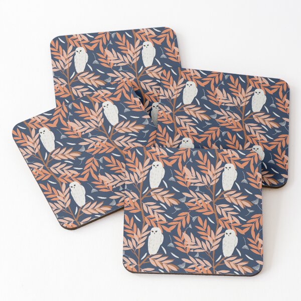 Item preview, Owl on tree branches seamless pattern background. designed and sold by Jayjaynaenae.