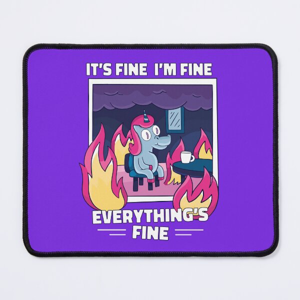 Item preview, Funny Unicorn Stress Management Personal Development designed and sold by MrEddie10.