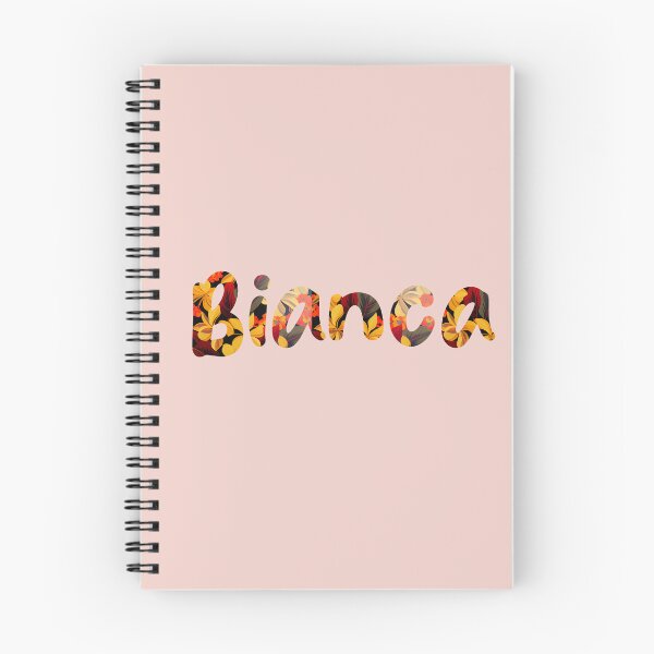 Item preview, Floral Bianca Name : Bianca Name With Flowers  designed and sold by ABCDEmily ©.