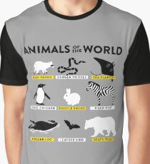 Animals of the world Graphic T-Shirt