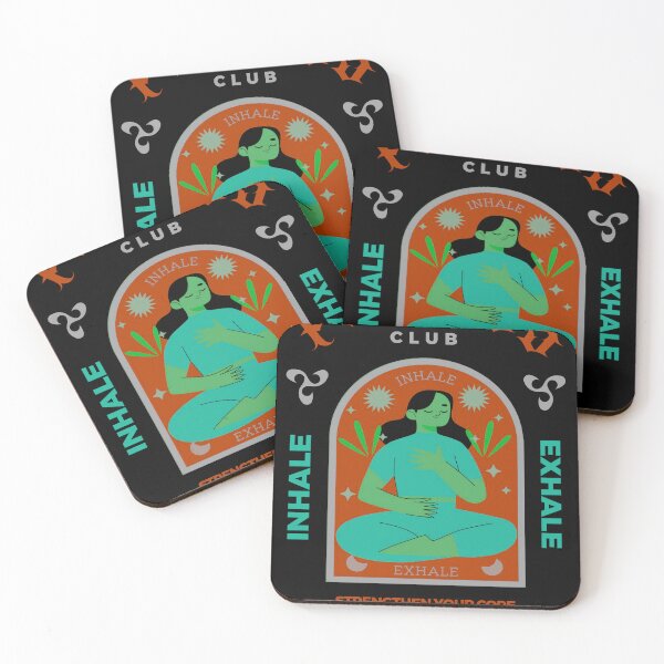 Item preview, pilates club inhale exhale designed and sold by ALIENATIVED.