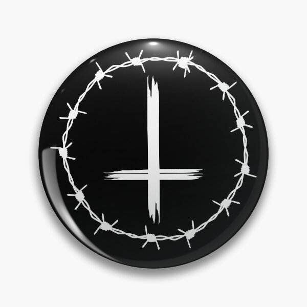 Item preview, Upside Down Cross Barbed Wire Saint Peter Gothic designed and sold by thecamphillips.