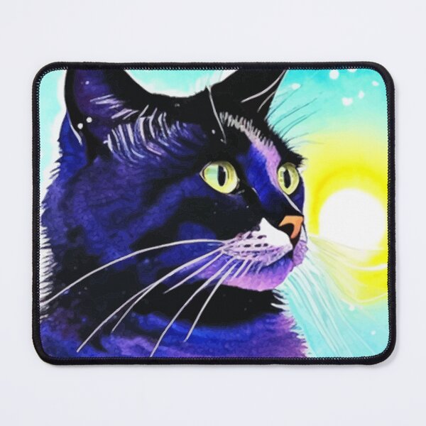 Item preview, The Cool Cat with Beautiful Blue Sky and Sunshine designed and sold by ArtisticAllure1.