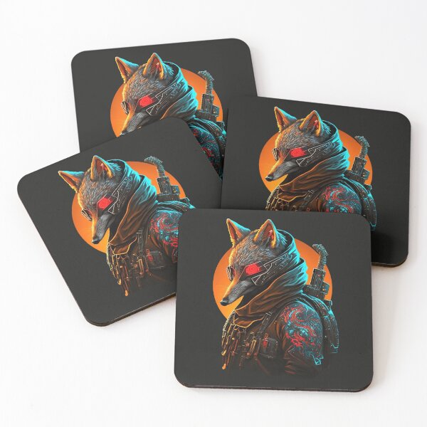 Item preview, Cyberpunk Anime Fox Humanoid designed and sold by Warehouse46.