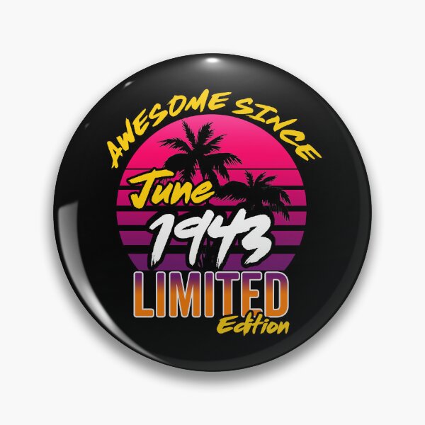 Item preview, Awesome Since June 1943 | Made In 1943 | June 1943 Limited Edition designed and sold by AMINE  ★★★★★.