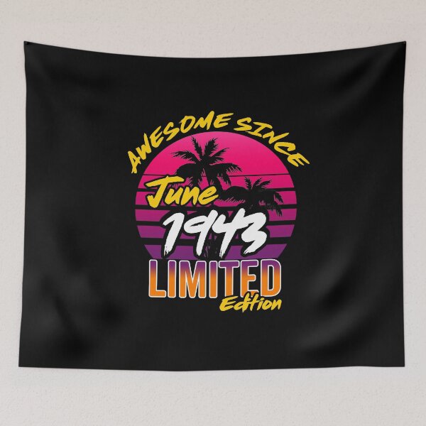 Item preview, Awesome Since June 1943 | Made In 1943 | June 1943 Limited Edition designed and sold by AMINE  ★★★★★.