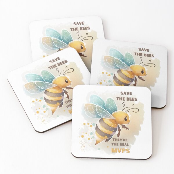 Item preview, Save the Bees with this Beautiful Honey Bee Watercolor Design designed and sold by Liseri.