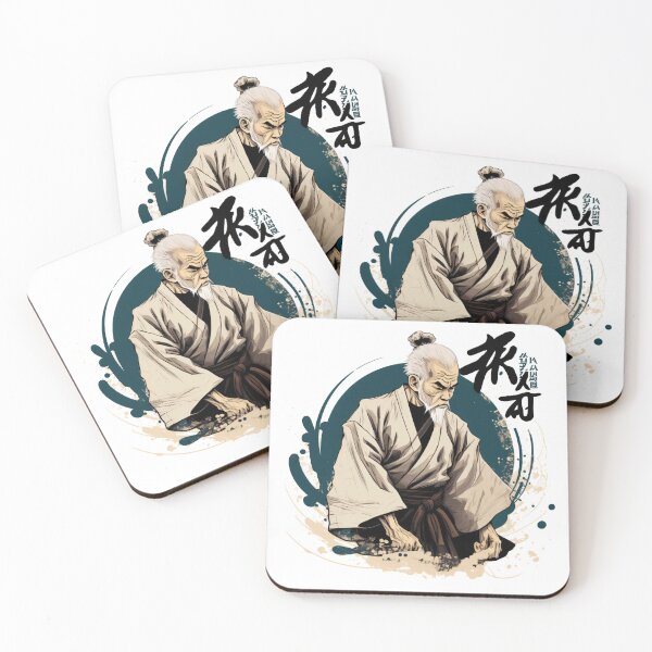 Item preview, Old Aikido master designed and sold by TheTravelingOwl.