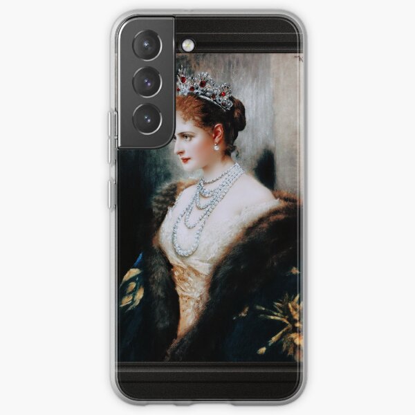 Alexandra Feodorovna by József Árpád Koppay Remastered Xzendor7 Classical Art Old Masters Reproductions Samsung Galaxy Soft Case
