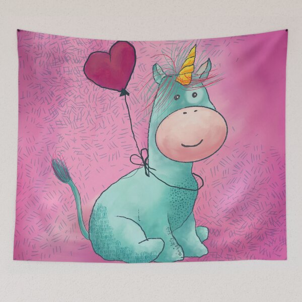 Item preview, Unicorn love designed and sold by eigenart-sylvia.