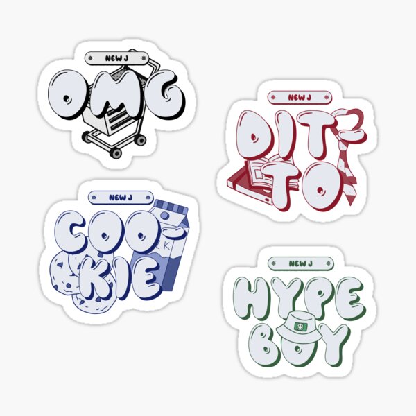 New Jeans K-pop Stickers  New Jeans Motion Stickers — Ronin Decals