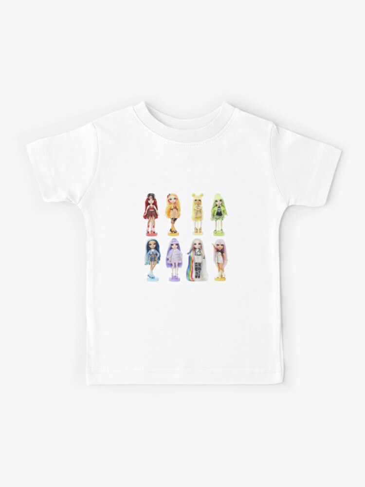 Rainbow High Dolls Characters Kids T-Shirt for Sale by Trendy Design