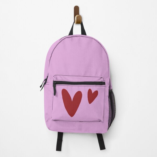 Item preview, Two little hearts, pink background designed and sold by ONLINE DISTRICT.