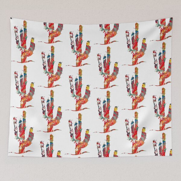 Aperçu de l'œuvre Cactus, peinture de cactus, cadeaux de cactus, impression de cactus, caboteur de cactus, tasse de cactus, art de cactus, ornement de cactus, T-shirt de cactus, cactus, créée et vendue par Hazel Ryan Wagner.