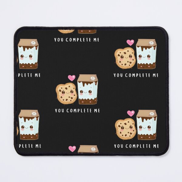 Item preview, Cute Kawaii Chocolate Chip Cookie And Milk Kawaii Food Couple designed and sold by KawaiiMotto.
