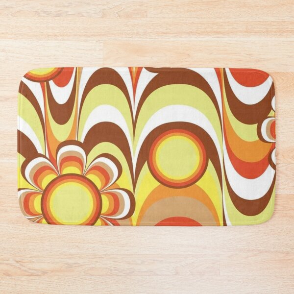 Item preview, 1960's trippy floral pattern designed and sold by Donkey's Salad.