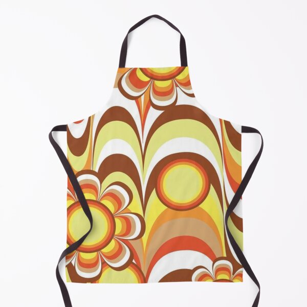 Item preview, 1960's trippy floral pattern designed and sold by Donkey's Salad.
