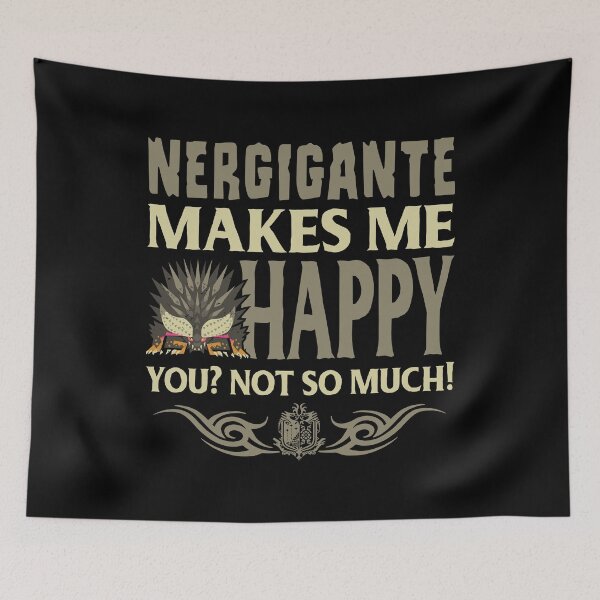 Item preview, NERGIGANTE MAKES ME HAPPY designed and sold by EXION CREW.