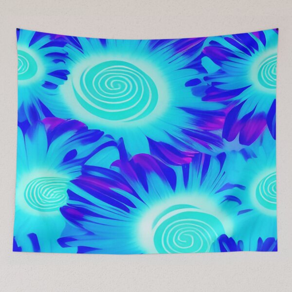 Item preview, Swirling and Twirling of Delightful Roses in Blue  ra designed and sold by deniselynnimage.