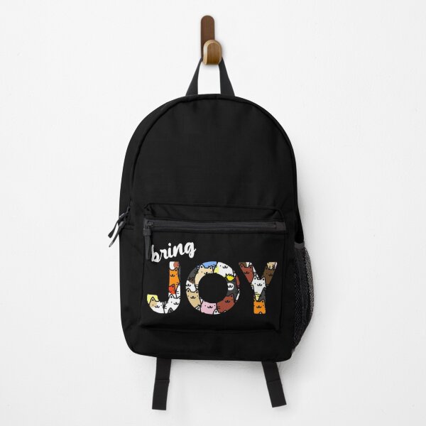 Item preview, Bring JOY Text Based Design, Kids Quote Art Cats black designed and sold by RiciPaneto.