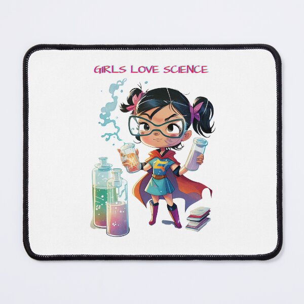 Item preview, Girls Love Science designed and sold by FuzzyKaktus.