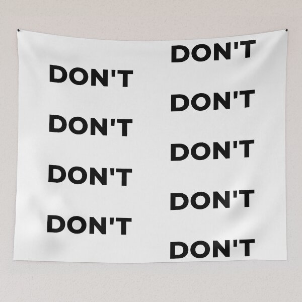 Item preview, DON'T designed and sold by clamentine.