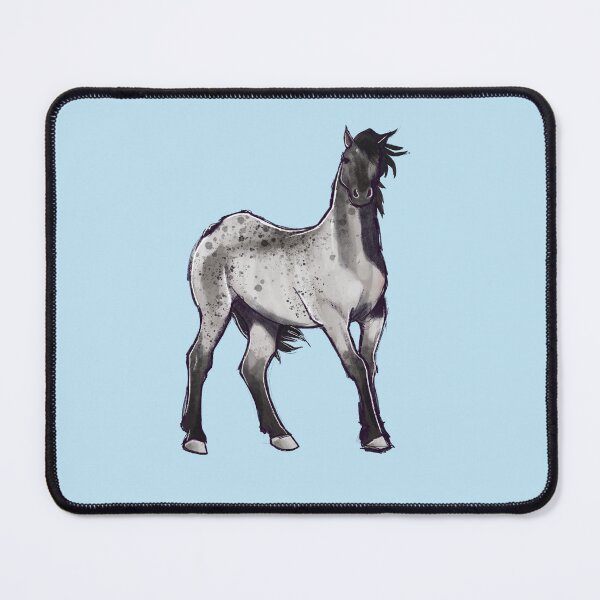Item preview, gray horse designed and sold by FireFliesJar.