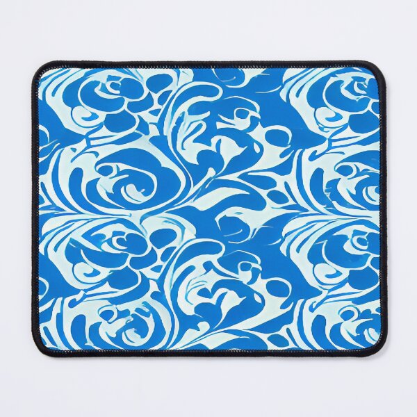 Item preview, Flurry of Flower Petals Swirling and Twirling of Delight in Sky Blue   ra designed and sold by deniselynnimage.