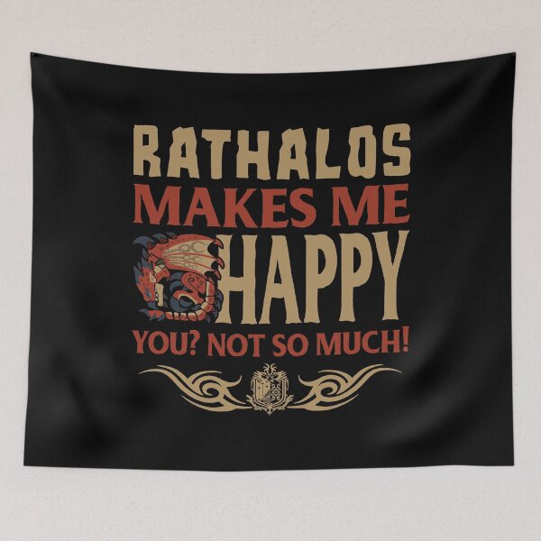 Item preview, RATHALOS MAKES ME HAPPY designed and sold by EXION CREW.