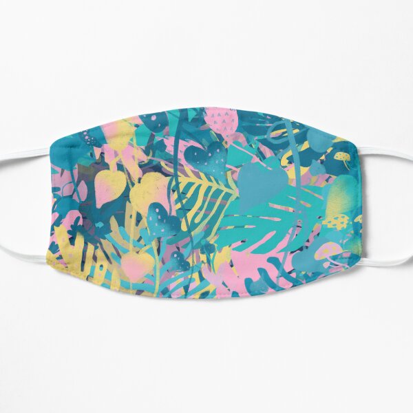 The Jungle Cat Prowls At Night Flat Mask