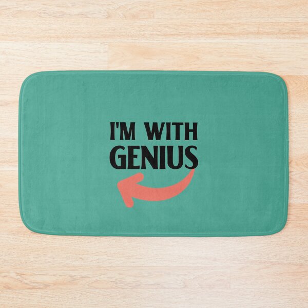 Item preview, I am With Genius designed and sold by IdeasForFreedom.