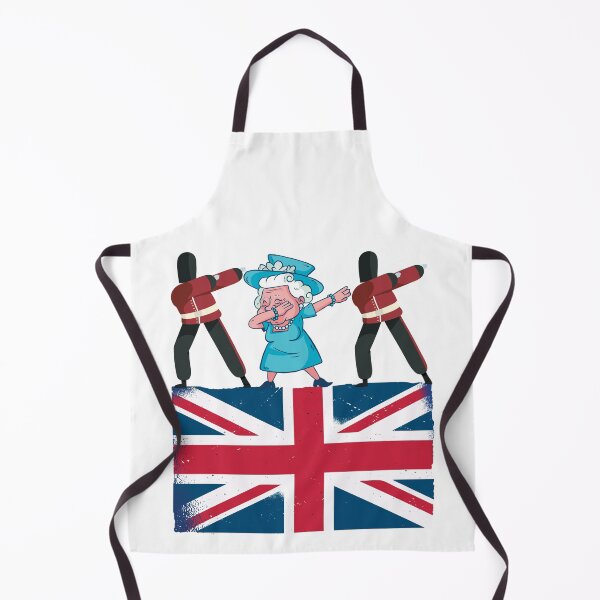 Item preview, Queens British Guard Queen II Dabbing Elizabeth British Flag designed and sold by pipsmerch.