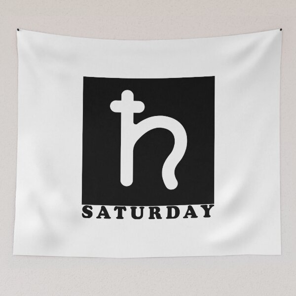 Item preview, Saturday Day of the Week Planet Saturn designed and sold by Slieptsovaart.