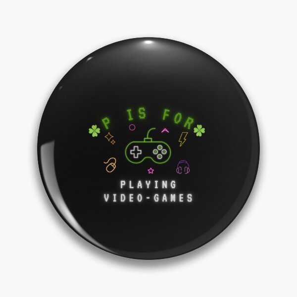 Item preview, P Is For Playing Video Games designed and sold by CREATIVELEANS ⭐️⭐️⭐️⭐️⭐️.