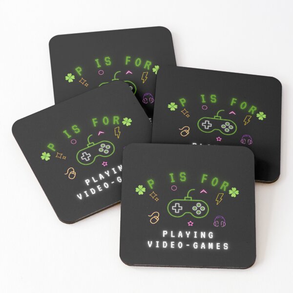 Item preview, P Is For Playing Video Games designed and sold by CREATIVELEANS ⭐️⭐️⭐️⭐️⭐️.