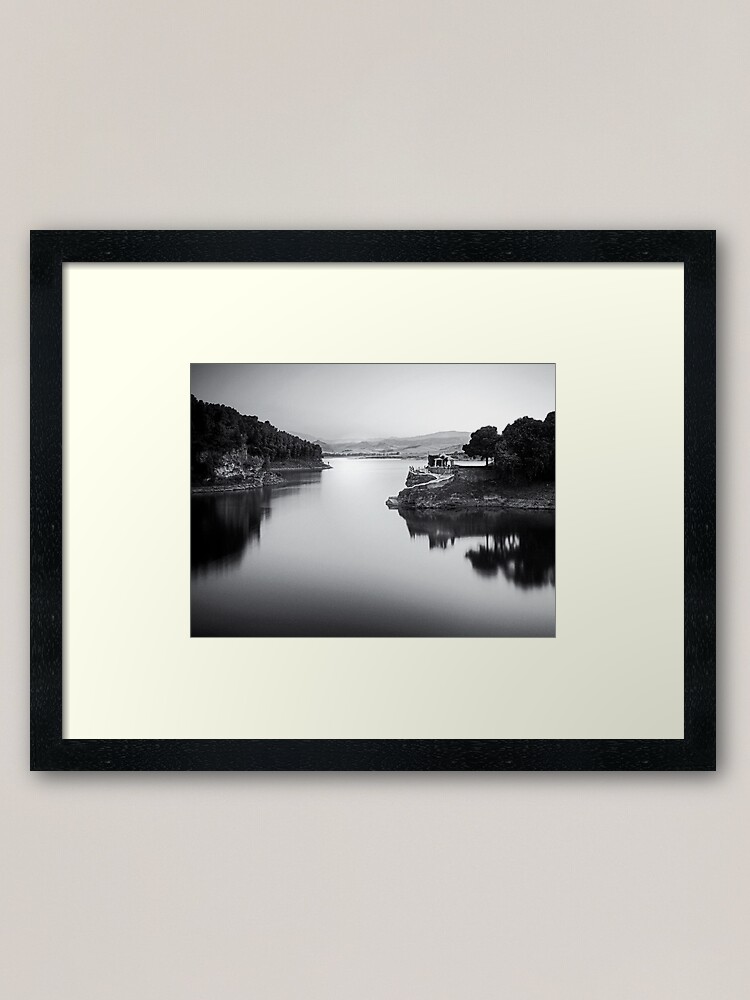 Alternate view of White path 2 Framed Art Print