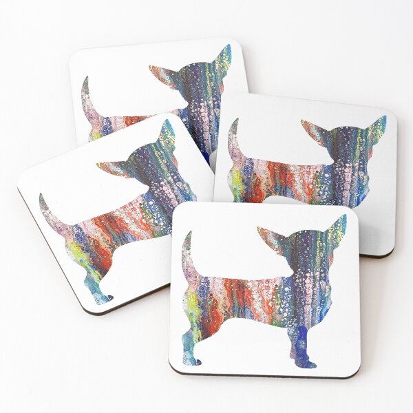 Artikelvorschau, Chihuahua, Chihuahua-Malerei, Chihuahua-Geschenke, Chihuahua-Druck, Chihuahua-Untersetzer, Chihuahua-Becher, Chihuahua-Kunst, Chihuahua-Ornament, Chihuahua-T-shirt, entworfen und verkauft von Hazel Ryan Wagner.