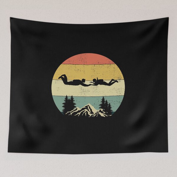 Item preview, Skydiving Skydive Skydiver Parachuting Retro Vintage designed and sold by TastefulTees.