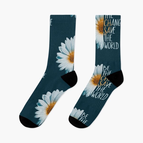 Item preview, Be The Change Save The World! Ecological Daisy Flower  designed and sold by Skizzenmonster.